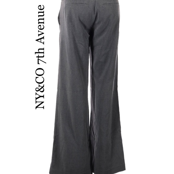 NY&Co 7th Ave Plaid Flare Leg Pants - Size 12- Tall-Gently Worn OFFERS WELCOME‼️ - Picture 2 of 8